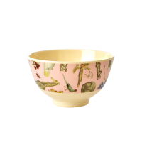 Pink Art Print Small Melamine Bowl Rice DK